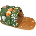thumbnail image 5 of Casa de nido de pájaro, cabaña cálida de invierno para acurrucarse, cama de pájaro, hamaca colgante para loros, periquitos, periquitos, caique, cacatúas de Senegal, conures (pequeño, verde), 5 of 5