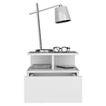 thumbnail image 2 of Mesa Noche Flotante Excelsior Blanco Diseño Moderno, 2 of 5
