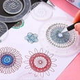 thumbnail image 4 of Juego de 22 espirógrafos para dibujar, dibujar y pintar, con espirales geométricas., 4 of 5