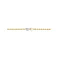 thumbnail image 4 of Brilliance Fine Jewelry Sterling Silver and 1/20 10K Gold 2.40MM Hollow Rope Necklace, 20", 4 of 5