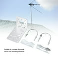 thumbnail image 3 of Soporte de Montaje de Antena, Montura de Antena de Hierro Soporte Seguro de Accesorio Resistente A la Intemperie Para El Techo, 3 of 7