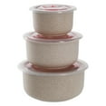 thumbnail image 1 of Wheat Bowl Set With Lid Airtight Bowl Food Storage Containers Microwave Oven Freezer And Dishwasher Easy To Clean 3 Dining Table Set for 4 round Kitchen Table Set for 4 under 150 round Table Place, 1 of 4