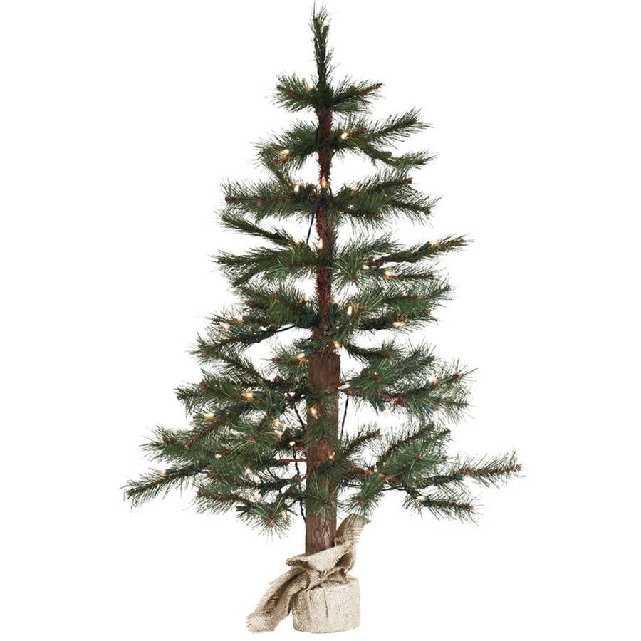Vickerman 3' Norwegian Pine Artificial Christmas Tree with 70 Clear