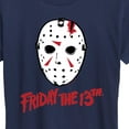 thumbnail image 3 of Friday the 13th - Ski Mask And Logo - Women's Short Sleeve Graphic T-Shirt, 3 of 5