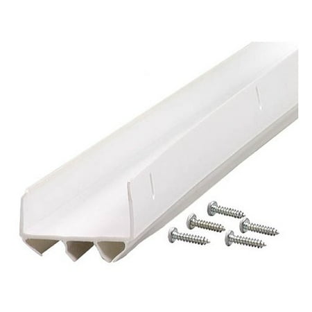 M-D Products 06528 36" White Dual Durometer Door Sweep