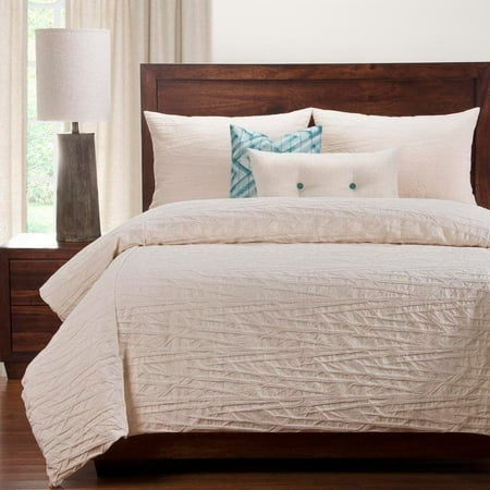 Siscovers Bamboo Pattern Matelasse 6 Piece Cotton Duvet Cover Set