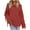Red, variant on TFEOQRY Pullover Sweater for Women Solid Color Comfortable Knitwear Long Sleeved Round Neck Sweater Top Hot Pink