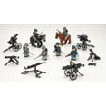 thumbnail image 2 of US Civil War Mini Soldiers Figures Pack, 6 Union & Confederacy American, Blue & Gray Battle, 2 Horses, Weapons Accessories, 2 of 7