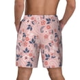 thumbnail image 2 of Lsque Mens Swim Trunks Tropical Plants Pattern - Bathing Suit Compression Liner - Beach Swim Shorts Swimwear - (S-3XL) - Stretch Quick Dry -XX-Large, 2 of 9