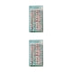thumbnail image 1 of Billuyoard 64 unids/set alfabeto letras pastel molde portátil Fondant molde panadería DIY artesanía herramienta para hornear paquete de caja Paquete de caja rosa 2piezas, 1 of 6