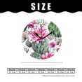 thumbnail image 2 of 14 Inch Wall Clock Battery Operated Silent Clock Decorative for Office, Kitchen, Outdoor, Living Room，Cactus Flower Cute Art, 2 of 4