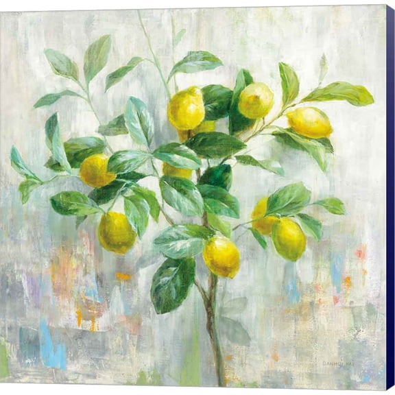 Great Art Now Lemon Branch by Danhui Nai, Canvas Wall Art, 12W x 12H