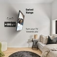 thumbnail image 5 of Pro-Mounts Full Motion Wall Mount for 32-80 Inch TVs, Swivel & Tilt, 40 Inch Extension, Holds up to 110 lbs, 5 of 6