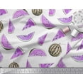 thumbnail image 3 of Soimoi Cotton Duck Fabric Watermelon Fruits Print Fabric by The Yard 42 Inch Wide, 3 of 3