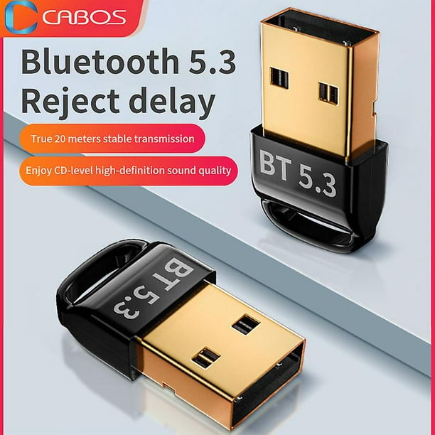 Adaptador usb bluetooth 5 3 dongle usb bt 5 3 transmisor receptor para