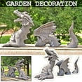 thumbnail image 2 of Statue Gothique du Dragon de Castal pour Pelouse à Travers l'Étang, 2 of 5