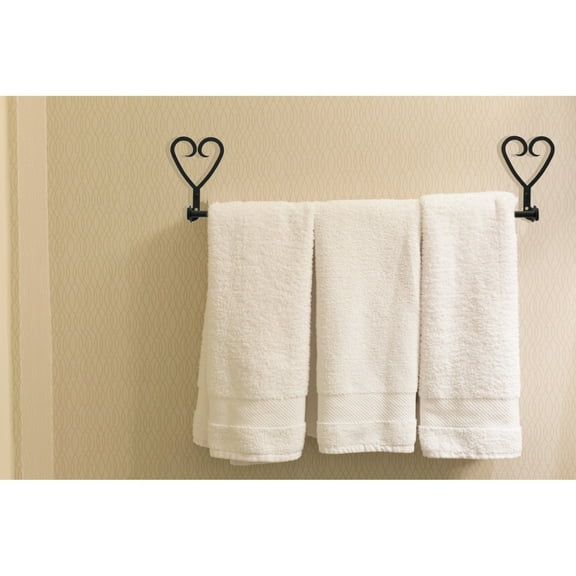 Heart - Towel Bar Small