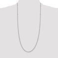 thumbnail image 2 of Diamond2Deal Collier Chaîne Rolo en Argent Sterling 925 2,5 mm pour Femmes 30 Pouces, 2 of 7