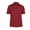Red, variant on Monterey Club Men's Point Collar Medium Weight Pique Solid Golf Polo Shirt #1300