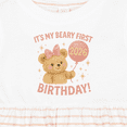 thumbnail image 4 of Inktastic Beary First Birthday 2026 Teddy Bear Girls Baby Dress, 4 of 5