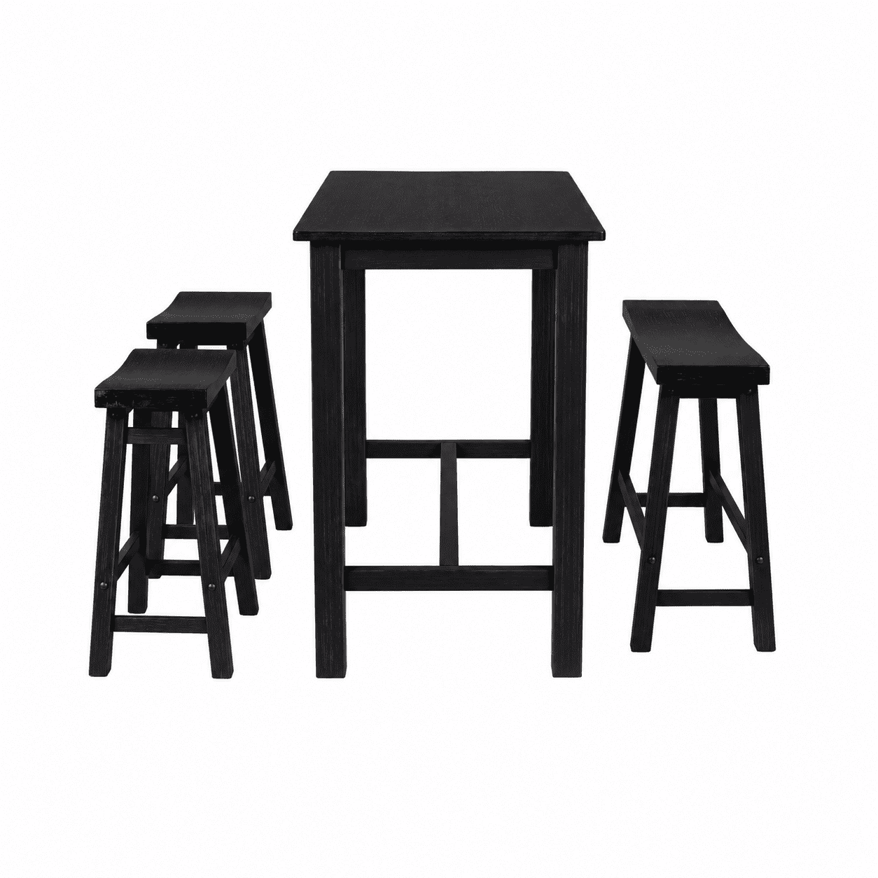 Sonoma 4pc Pub Set - Black Charcoal