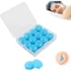 thumbnail image 1 of Tapones para los oídos de silicona KEWITY 12 unidades suaves reutilizables moldeables impermeables con cancelación de ruido, 1 of 5