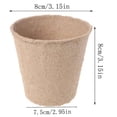 thumbnail image 2 of D Paper Biodegradable Pulp Seed Germination Pot 8X8Cm For Garden Planting Cultivation, 2 of 7
