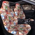 thumbnail image 2 of Uemuo Gnomes Books Tea Cups Pattern Car Seat Covers for Front Seats Waterproof Seat Covers for Cars, Universal Auto Front Seats Protector Fits for Car-1, 2 of 6
