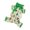 Beige, variant on St. Patrick's Day Outfit Pullover for Small Medium Dogs Green Clover Print Bow Tie Dog Pajamas Fashion Small Dog Clothes for Girls,Beige,M