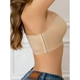 thumbnail image 3 of Women's Strapless Push - Up Bra with Side Buckle Adjustment - Seamless Invisible Comfort Lift Bralette, 3 of 5