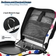 thumbnail image 4 of FORMRS Zipper Binder with Shoulder Strap 2-inch Ring 500 Sheet Capacity File Bag, Cartoon Graphic, 4 of 5