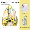 thumbnail image 5 of Summer Fresh Lemon Backpack - Waterproof Ergonomic Design for Students Carrying Heavy Loads, 5 of 6