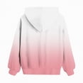 thumbnail image 4 of Godom Girls Gradient Hoodies Front Pockets Fashion Casual Pullover Long Sleeve Kids Sweatshirt, 4 of 5