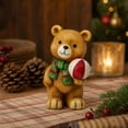 thumbnail image 6 of 2026 Christmas Indoor Decoration Christmas Resin Bear Ornament, 6 of 7