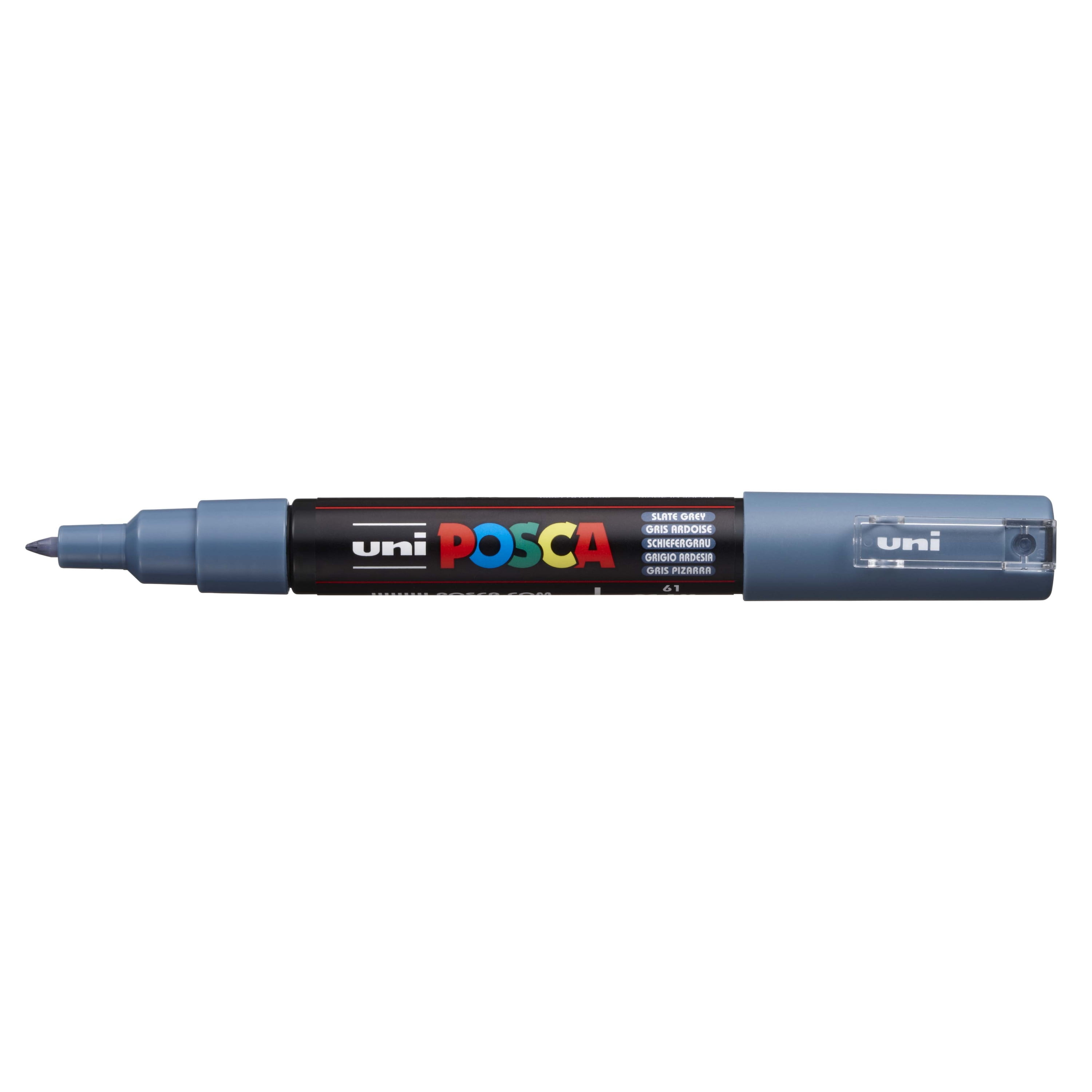 Posca Paint Marker, PC1M Extra Fine, Slate Grey