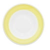 Rainbow, Rim Soup Plate 12 Oz. Yellow 8-3/4"Dia. X 2"H, Stoneware, Yellow