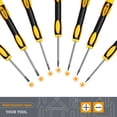 thumbnail image 3 of Destornilladores magnéticos de precisión profesionales Torx/Star/Tx 12 en 1, destornilladores magnéticos T3 T4 T5 T6 T8 T10 para teléfono móvil, Xbox, PS4, puerta de anillo, póster,, 3 of 5