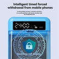 thumbnail image 2 of Nueva Caja de Seguridad para Teléfono con Temporizador, Pantalla LCD, Apertura en Forma de T, Casillero para Teléfono, Herramienta de Autodisciplina para Estudiantes Adultos.A, 2 of 8