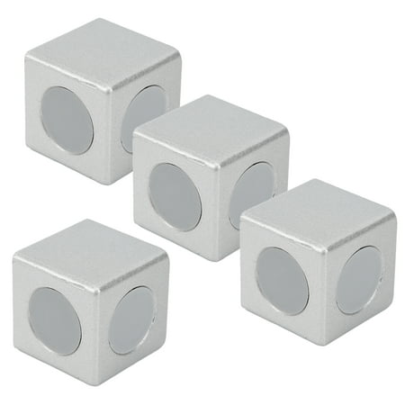 

4Pcs Right Angle Connection Block Aluminum Profiles Fitting Connector Industrial SuppliesEuropean Standard 30 2Way