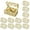 Gold, variant on ABCISI 12PCS Party Favor Boxes, Treasure Chest for Candy Box Wedding Favor Boxes Clear Favor Gift Boxes for Wedding Baby Shower Birthday Party Decorations(Silver)