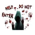thumbnail image 2 of Halloween Wall Decals Window Clings,Halloween Blood Handprint Halloween Wall Stickers UV Glass Window Stickers Double-sided Visual Decorative Wall Stickers, 2 of 9