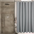 thumbnail image 2 of Shower Liner, Standard Shower Curtain Liner Fabric 72 x 72 inch Full Size, Hotel Quality, Washable,Water Proof, Bathroom Curtains with Grommets, 2 of 7
