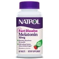 thumbnail image 3 of Natrol® Sleep Melatonin Fast Dissolve Tablets, Nighttime Sleep Aid, Strawberry Flavor, 10mg, 60 Ct, 3 of 12