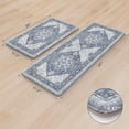 thumbnail image 2 of Anti Fatigue Fall Kitchen Mats, Boho Distressed Kitchen Floor Mats 17"x47"+17"x30", Non Slip Waterproof Kitchen Rugs, Padded Comfort Standing Mats for Laundry, Office, Sink, Desk Orange Multi, 2 of 6