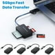 thumbnail image 4 of Lector de tarjetas 4 en 1 USB 3.0/-C a Micro SD TF CF MS Compact Flash Card Adapt R2X0, 4 of 7