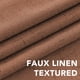 thumbnail image 5 of Cortinas H.VERSAILTEX de lino opacas, 100% opacas, 254 cm de ancho x 213 cm de largo, 5 of 7