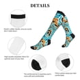 thumbnail image 5 of Rateoe Lovely Sea Otters Compression Socks for Women and Men 20-30mmHg-Circulation Support Socks Knee High Nurse Pregnant Running Medical and Travel Athletic, 5 of 7