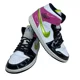 thumbnail image 1 of Ni - ke Ni - ke Air Jordan 1 Mid SE Cyber Active Fuchsia Pink Shoes CZ9834-100 Size 10.5, 1 of 5