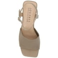 thumbnail image 4 of Journee Womens Evylinn Knit Block Heel Dress Sandals, Widths Available, 4 of 9