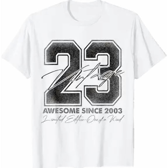 23 Year Old Gifts Vintage 2003 Edition 23rd Birthday T-Shirt